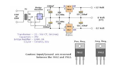 ic 7812 circuit diagram