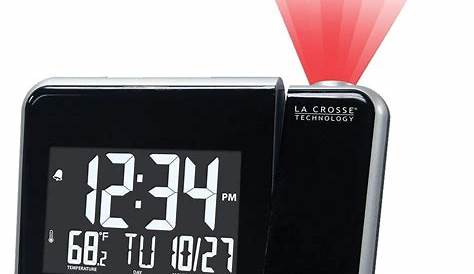 La Crosse Technology 5.95 in. W x 4.50 in. H Projection Alarm Clock