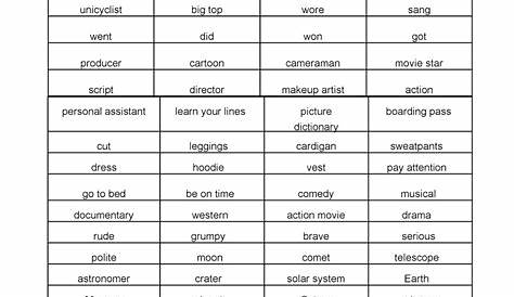 Vocabulary 6th grade