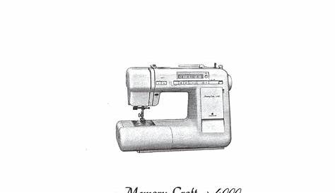 Service Manual Janome Memory Craft 4000 Sewing Machine