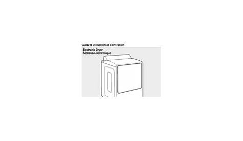 Whirlpool ELECTRONIC DRYER Manuals