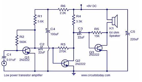 Simple Transistor Amplifier(LOW POWER) - Electronic Circuit Collection