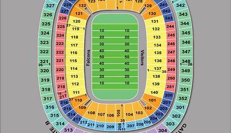 georgia football stadium seating chart