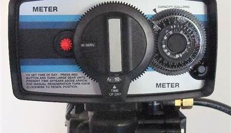 manual water softener dial settings