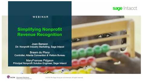 Simplifying Nonprofit Revenue Recognition