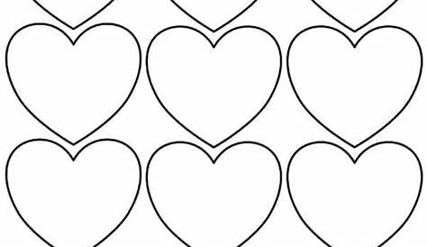 sheet of hearts printable