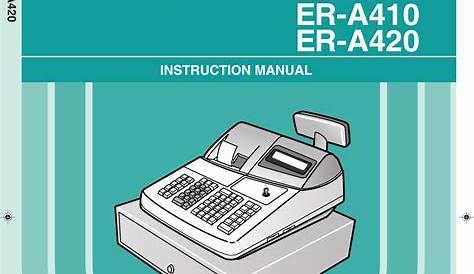 Sharp Er A410 Owners Manual