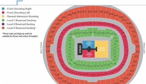 wembley stadium taylor swift seating chart