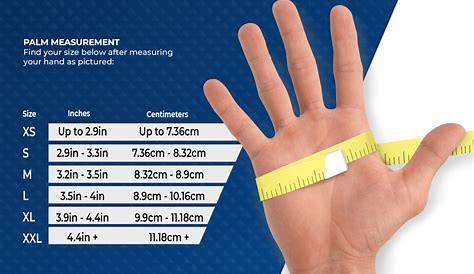 size guide for gloves