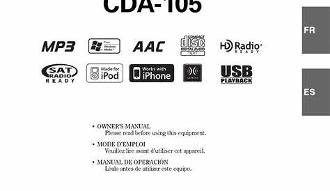 alpine cda-105 manual
