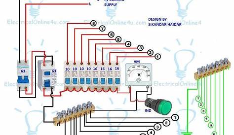 RCD Wiring Installation In Single Phase Distribution Board | Electrical