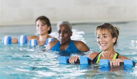 Water Aerobics Routines for Seniors | Water aerobics routine, Pool