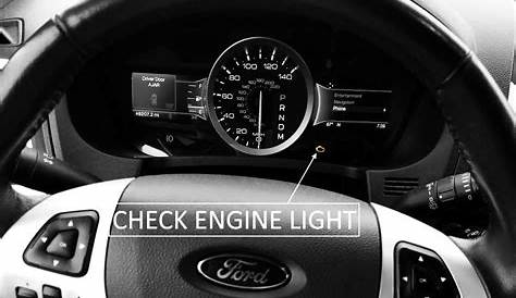 ford check engine light flashing