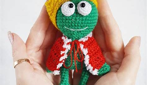 how to crochet a frog plush