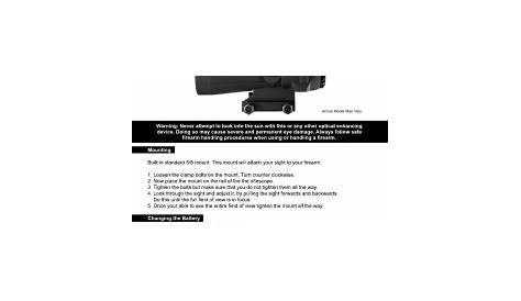 Barska AR-X PRO Rifle Scope Owner Manual | Manualzz