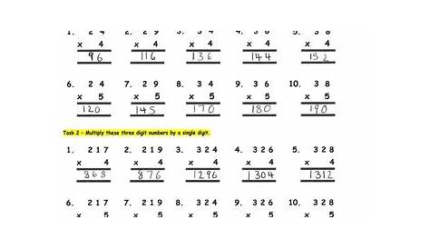 long division and multiplication worksheet