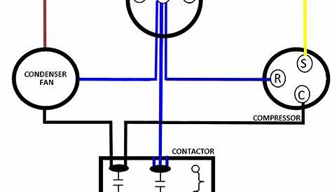 Air Conditioner Dual Capacitor Wiring Diagram - Wiring Diagram and