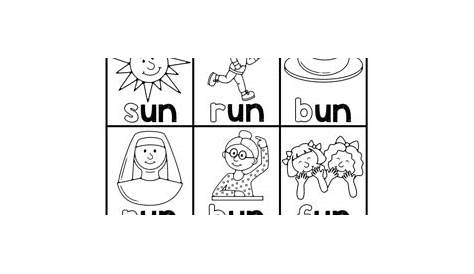 -un Word Family Worksheets by Red Headed Teacher | TpT