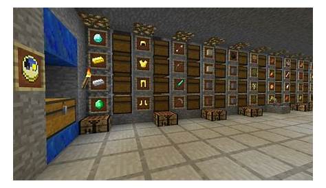 Minecraft Storage Schematics