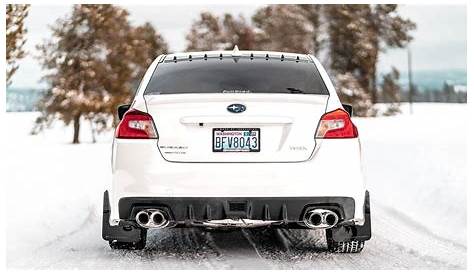 The WRX Gets Rally Armor Mud Flaps - YouTube
