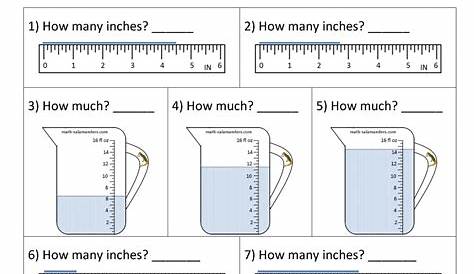 4th Grade Measurement Worksheets