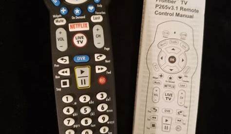 Frontier P265 V3.1 FIOS TV Remote Control FTR for sale online | eBay