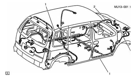 2000 pontiac montana car stereo wiring diagram