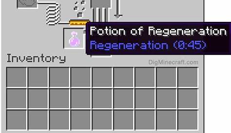 How To Make A Potion Of Regen In Minecraft