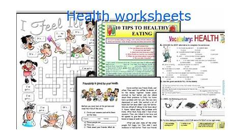 Health worksheets