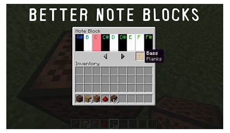 BETTER NOTE BLOCKS by JDawgtor Minecraft Data Pack