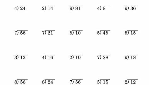 long division grade 5 step by step