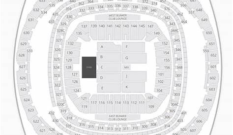 superdome seating chart concert di 2020