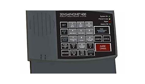sensaphone monitoring system troubleshooting