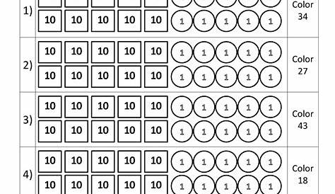 place value tens and ones worksheets