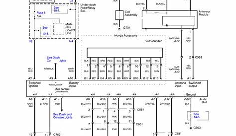 honda civic 2003 wiring diagram radio