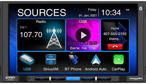 Jensen CAR710W 7" Digital Media Receiver with Apple Carplay and Android