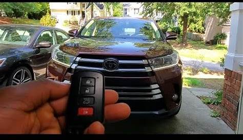 Toyota Highlander Remote Start Installation Step By Step - YouTube