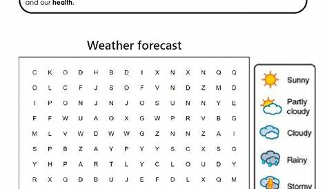 Forecasting Weather Map Worksheet 3