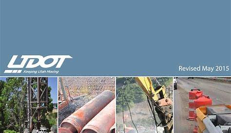 UDOT Construction Inspection Guide - Chap 1 by TLCS - Issuu