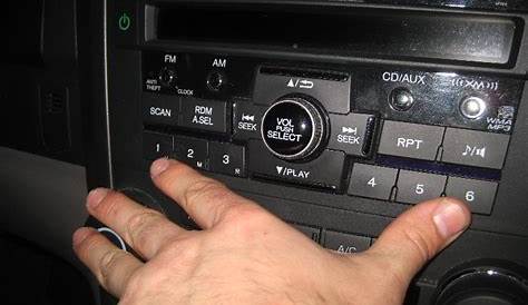 Honda Crv Radio Code