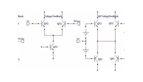 current series feedback amplifier circuit diagram