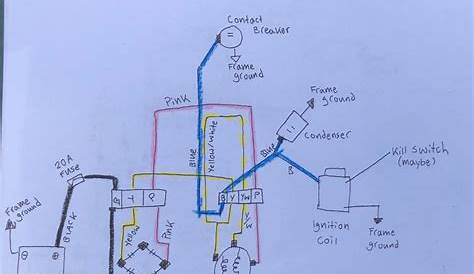 help with simple kickstart only wiring diagram for 1979 CM185t