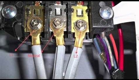 ac wiring 240v dryer