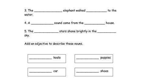 printable worksheets for elementary students
