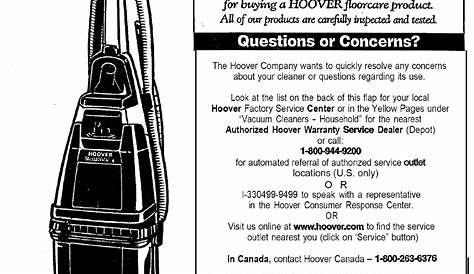 HOOVER STEAMVAC F5875900 OWNER'S MANUAL Pdf Download | ManualsLib