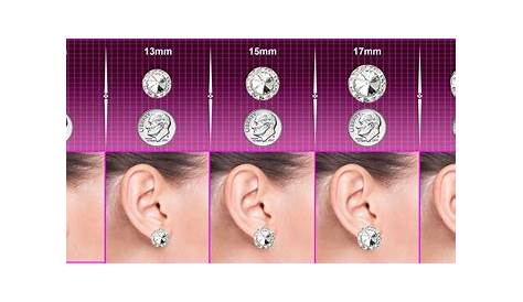 hoop earring size chart mm
