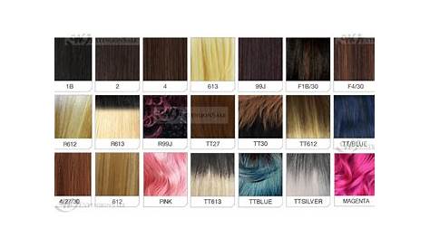 glaze hair color chart
