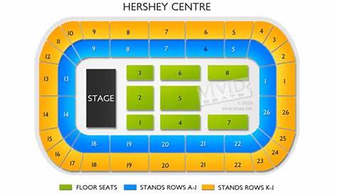hershey theatre seating chart rows