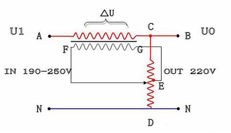 cvt voltage stabilizer circuit diagram