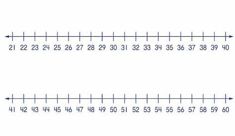 number line to 30 printable